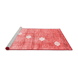 Contemporary Red Washable Rugs