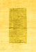 Solid Yellow Modern Rug, con325yw