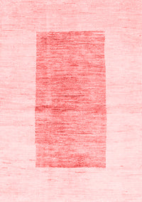 Solid Red Modern Rug, con325red