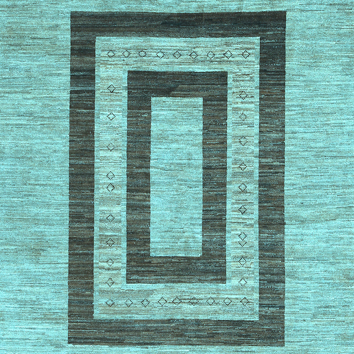 Abstract Light Blue Contemporary Rug, con326lblu
