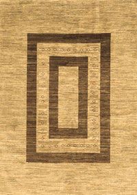 Abstract Brown Contemporary Rug, con326brn