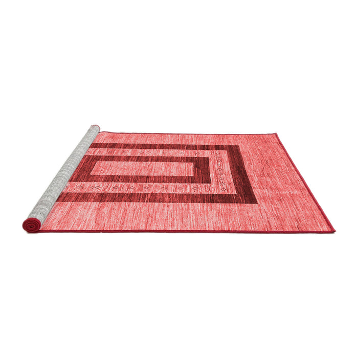 Contemporary Red Washable Rugs