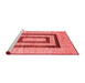 Contemporary Red Washable Rugs