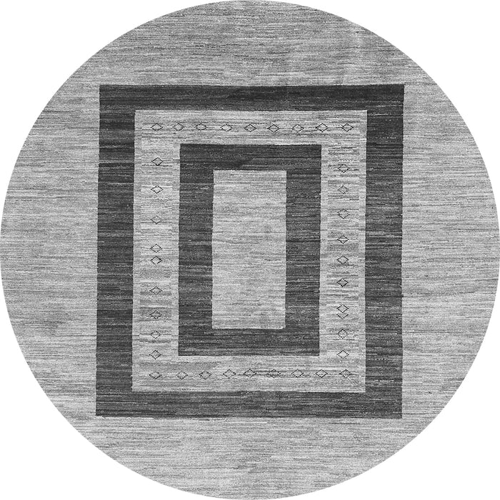 Square Abstract Gray Contemporary Rug, con326gry