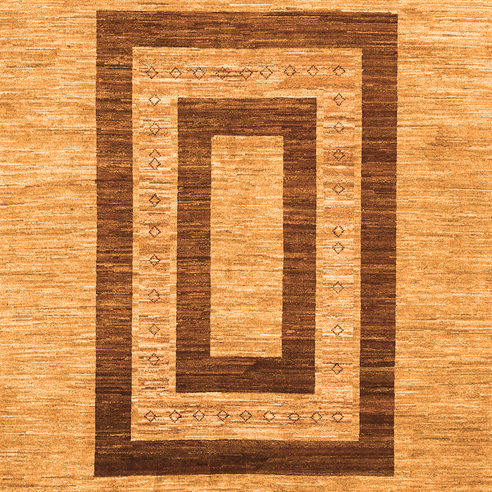 Serging Thickness of Machine Washable Abstract Orange Contemporary Area Rugs, wshcon326org
