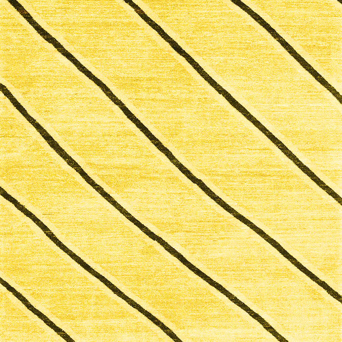 Solid Yellow Modern Rug, con327yw