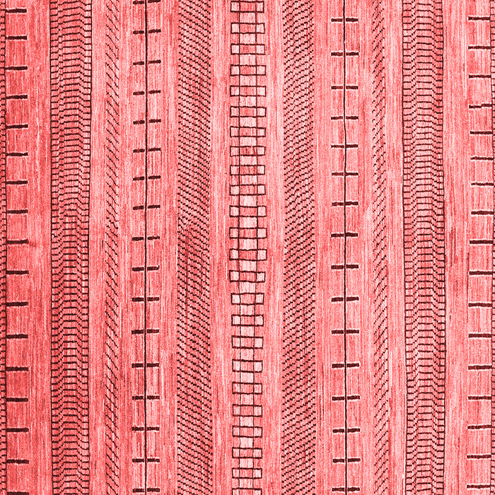 Machine Washable Abstract Red Contemporary Rug, wshcon328red