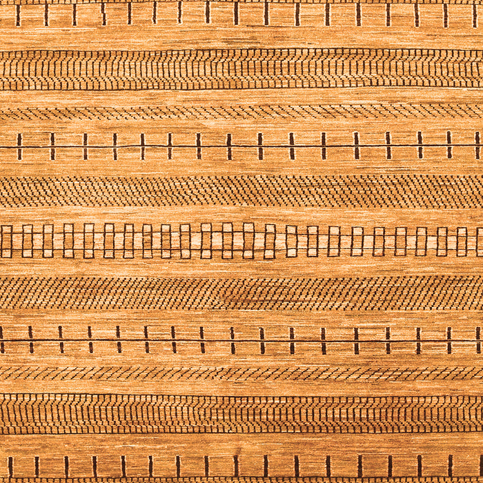 Serging Thickness of Abstract Orange Contemporary Rug, con328org