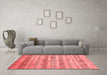 Contemporary Red Washable Rugs