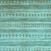 Square Abstract Light Blue Contemporary Rug, con328lblu