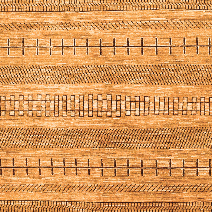 Abstract Orange Contemporary Rug, con328org