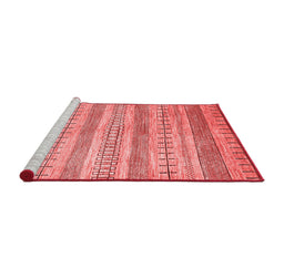 Contemporary Red Washable Rugs