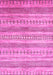 Machine Washable Abstract Pink Contemporary Rug, wshcon328pnk