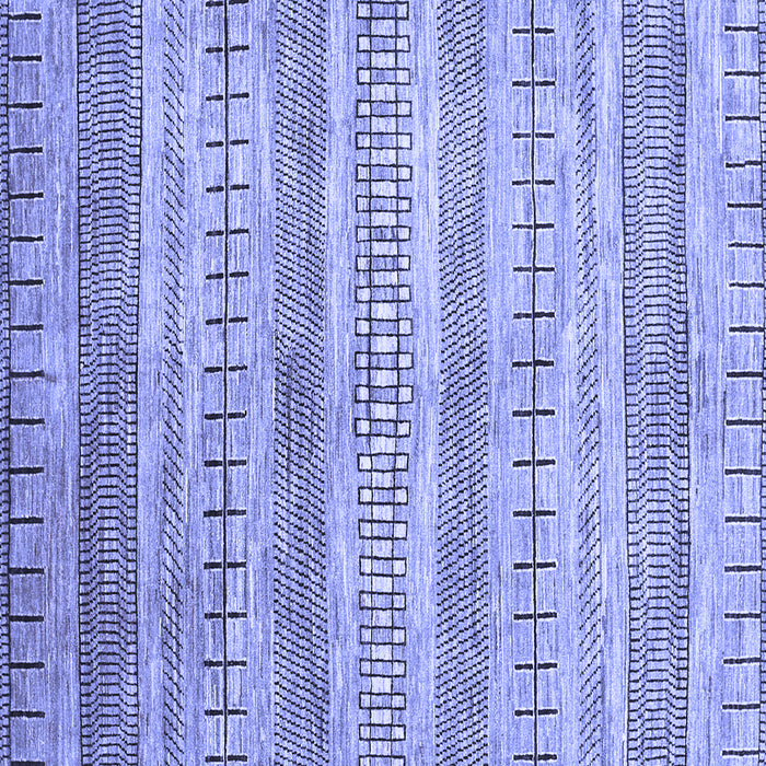Square Machine Washable Abstract Blue Contemporary Rug, wshcon328blu