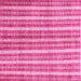 Square Machine Washable Abstract Pink Contemporary Rug, wshcon329pnk