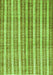 Serging Thickness of Machine Washable Abstract Green Contemporary Area Rugs, wshcon329grn