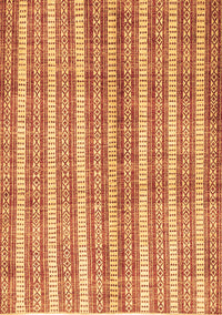 Abstract Brown Contemporary Rug, con329brn