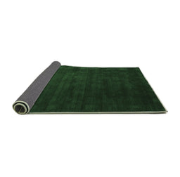 Sideview of Abstract Emerald Green Contemporary Rug, con32emgrn