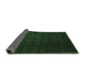 Sideview of Abstract Emerald Green Contemporary Rug, con32emgrn