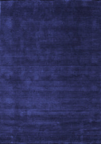 Abstract Blue Contemporary Rug, con32blu