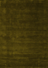 Abstract Yellow Contemporary Rug, con32yw