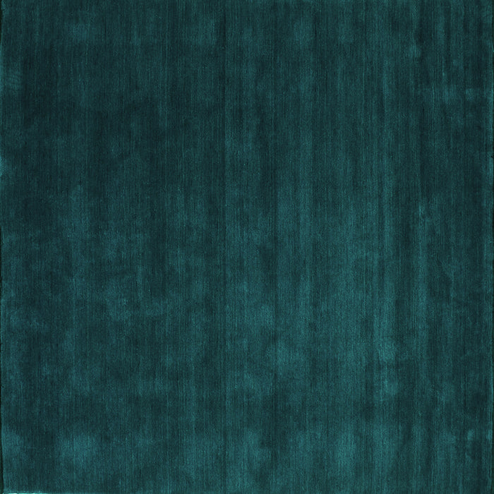 Square Machine Washable Abstract Turquoise Contemporary Area Rugs, wshcon32turq