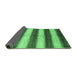 Sideview of Abstract Emerald Green Contemporary Rug, con330emgrn