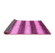 Sideview of Abstract Pink Contemporary Rug, con330pnk