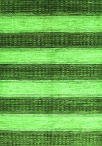 Abstract Green Contemporary Rug, con330grn