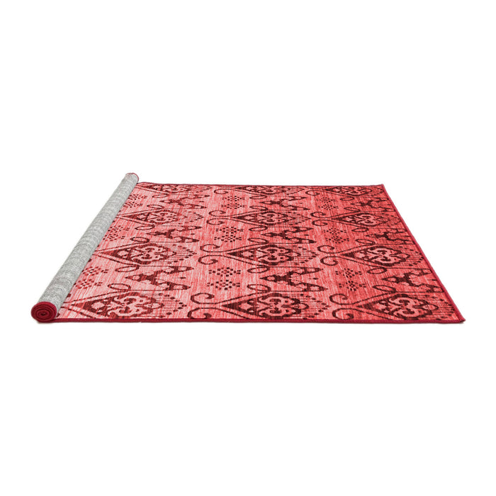 Contemporary Red Washable Rugs