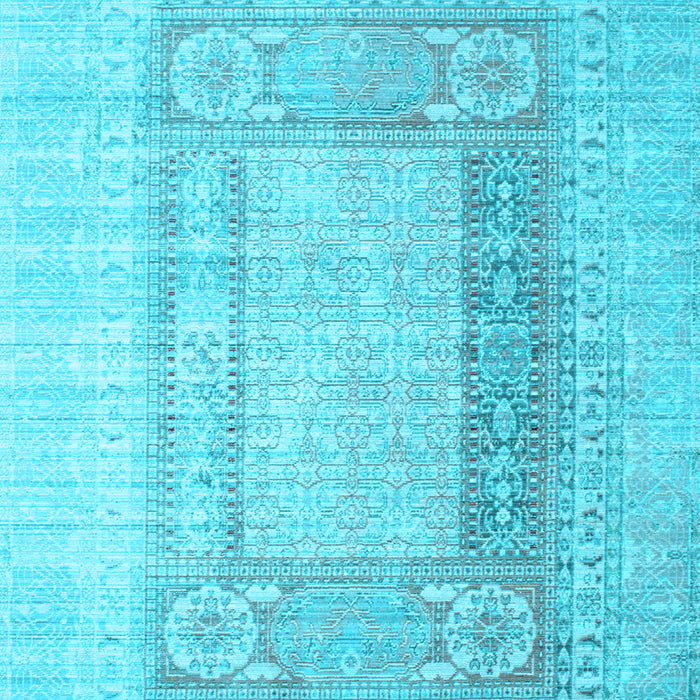 Machine Washable Abstract Light Blue Contemporary Rug, wshcon332lblu