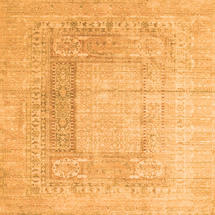 Serging Thickness of Abstract Orange Contemporary Rug, con333org