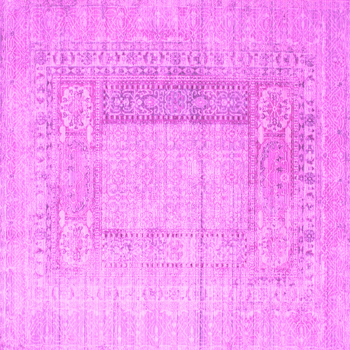 Square Abstract Pink Contemporary Rug, con333pnk