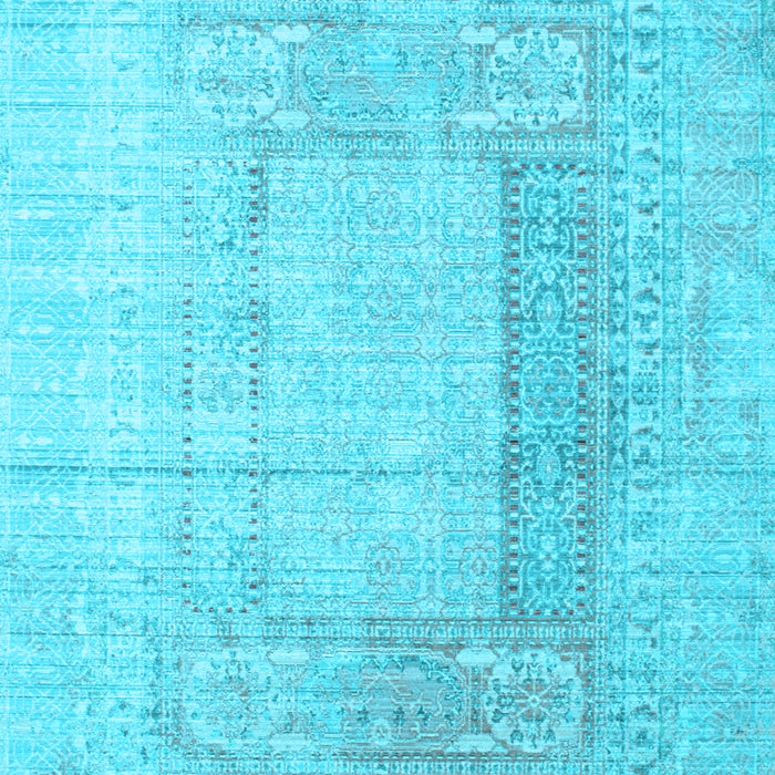 Abstract Light Blue Contemporary Rug, con333lblu