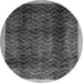 Square Abstract Gray Contemporary Rug, con334gry