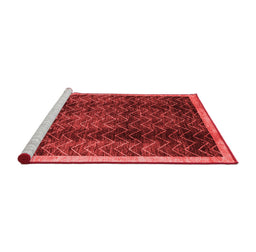 Contemporary Red Washable Rugs