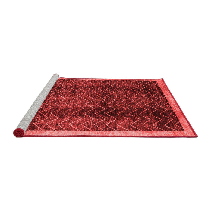 Contemporary Red Washable Rugs