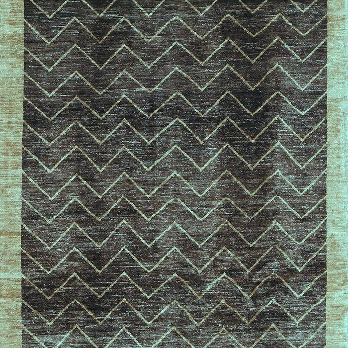 Machine Washable Abstract Light Blue Contemporary Rug, wshcon334lblu