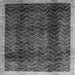 Serging Thickness of Abstract Gray Contemporary Rug, con334gry