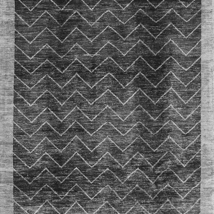 Abstract Gray Contemporary Rug, con334gry