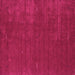 Square Machine Washable Abstract Pink Contemporary Rug, wshcon335pnk