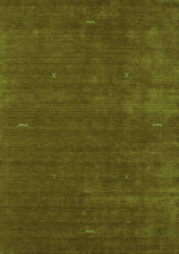 Abstract Green Contemporary Rug, con335grn