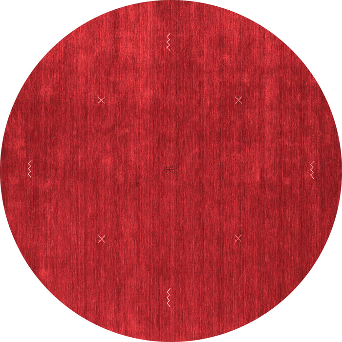 Machine Washable Abstract Red Contemporary Rug, wshcon335red