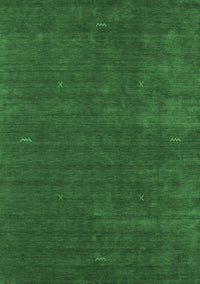 Abstract Emerald Green Contemporary Rug, con335emgrn