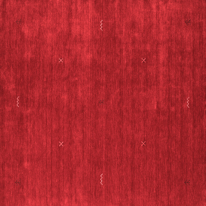 Machine Washable Abstract Red Contemporary Rug, wshcon335red