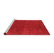 Contemporary Red Washable Rugs