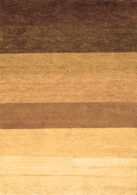 Abstract Brown Contemporary Rug, con336brn