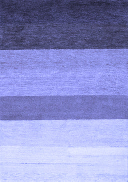 Abstract Blue Contemporary Rug, con336blu