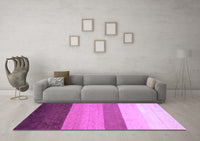 Machine Washable Abstract Purple Contemporary Rug, wshcon336pur