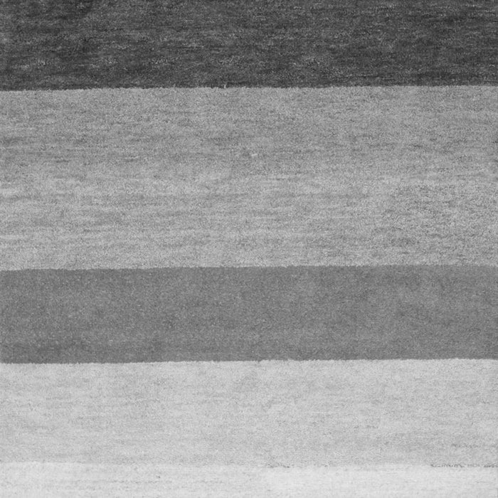 Serging Thickness of Machine Washable Abstract Gray Contemporary Rug, wshcon336gry